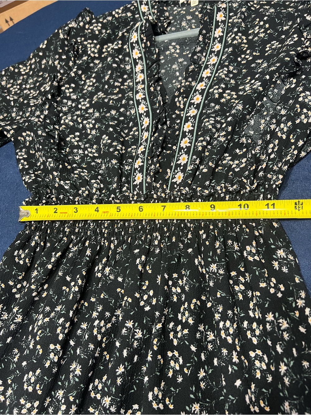 Max Studio Black Floral Tiered Maxi Dress - Picture 7 of 15